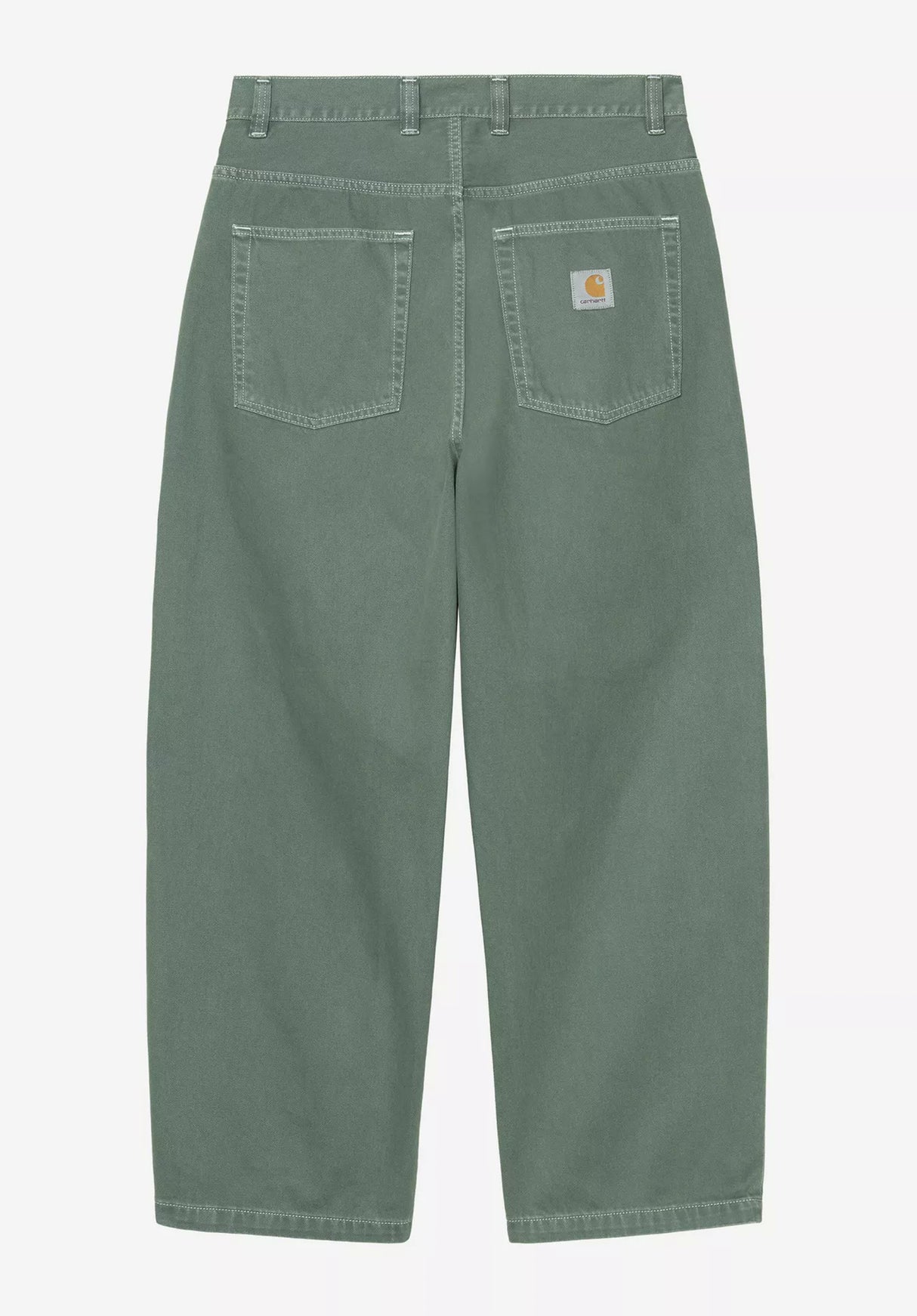 Brandon Pant velvetgreenstonedyed Rueckenansicht