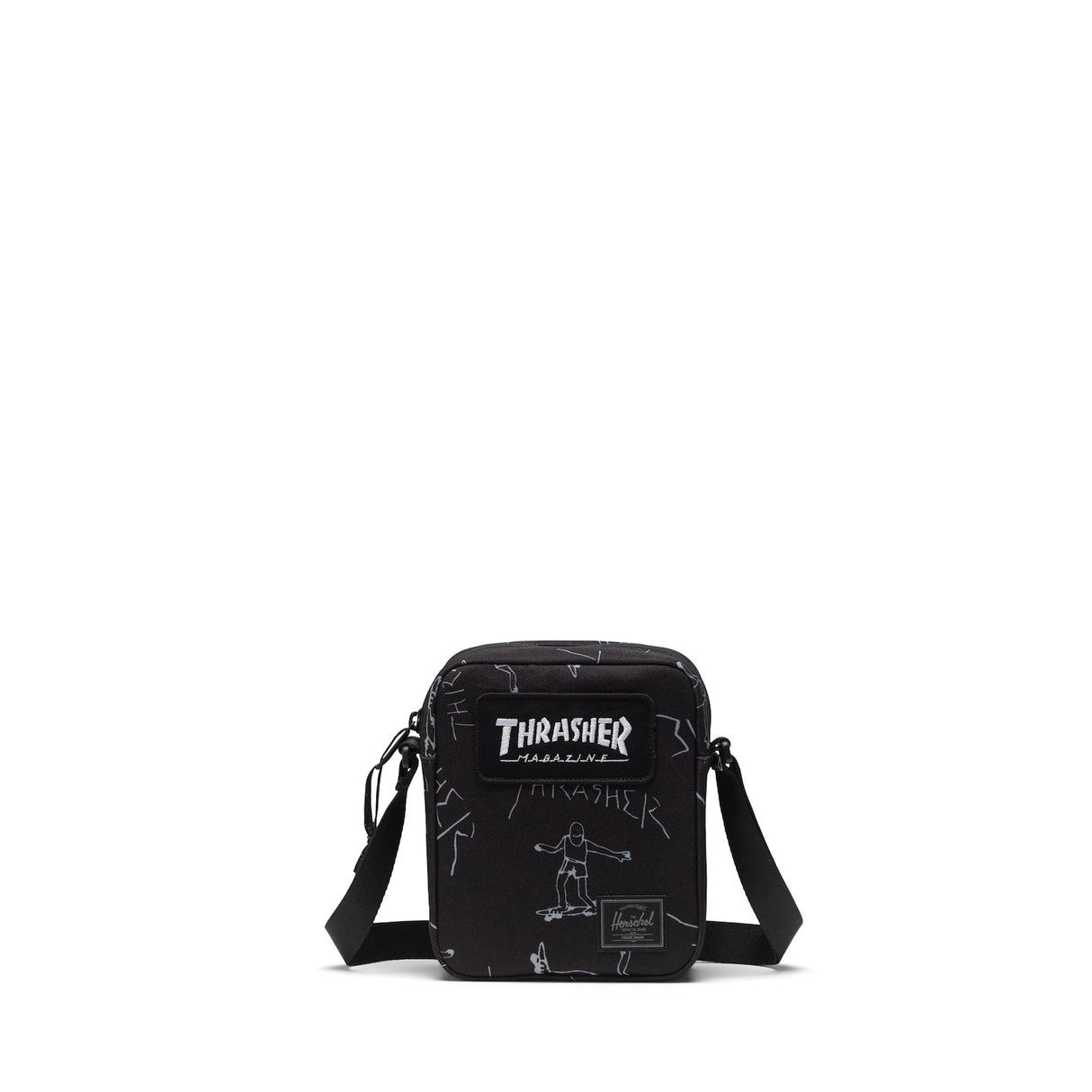 Thrasher Gonz Heritage Crossbody black Vorderansicht