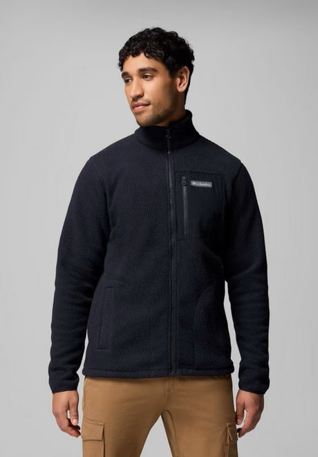 Jasper Ridge Pebbled Full Zip Fleece black Vorderansicht