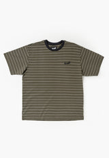 Recess Boxy Striped Knit forest night Vorderansicht