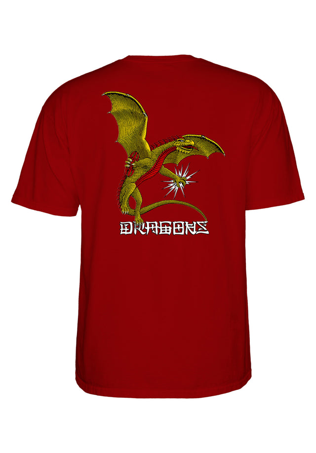Dragons Logo garnet Vorderansicht