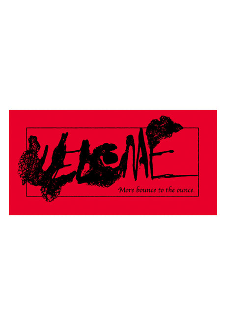 Bleed Sticker red-black Vorderansicht
