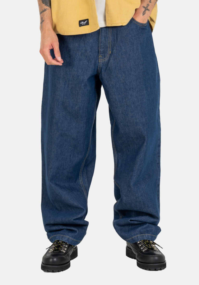 Baggy steelblue Vorderansicht