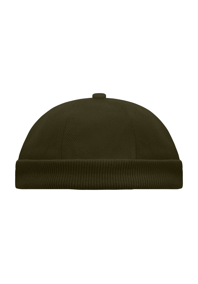 Docker Cap olive Vorderansicht