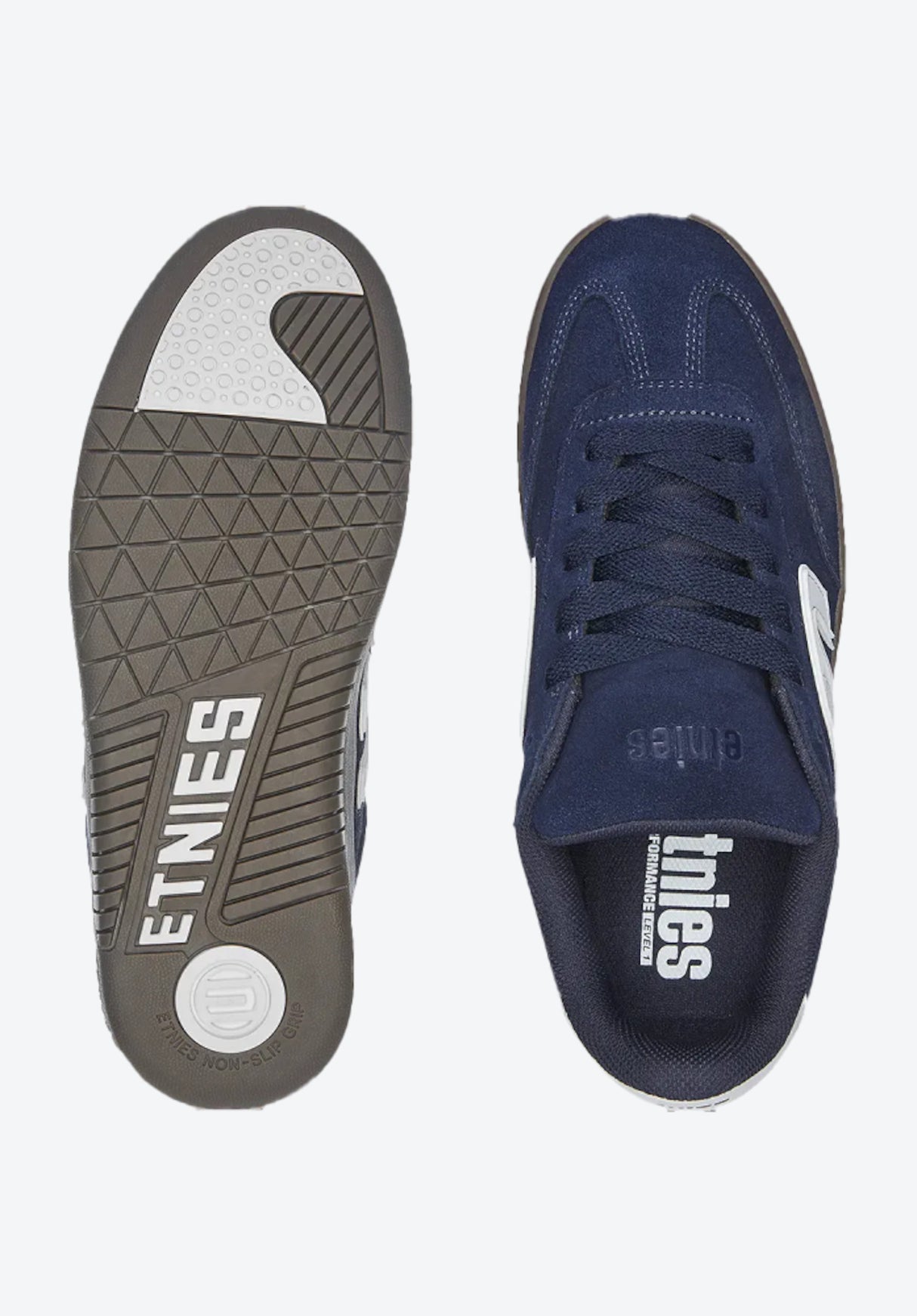 Lo Cut navy-white-gum Rueckenansicht