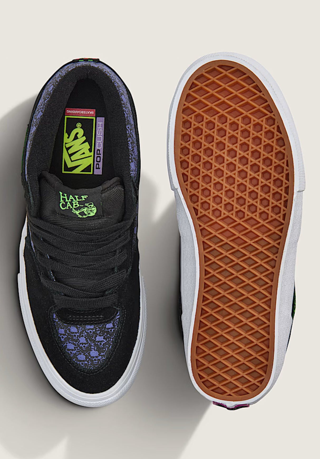 Skate Half Cab acid-airbrush-violetpurple Rueckenansicht