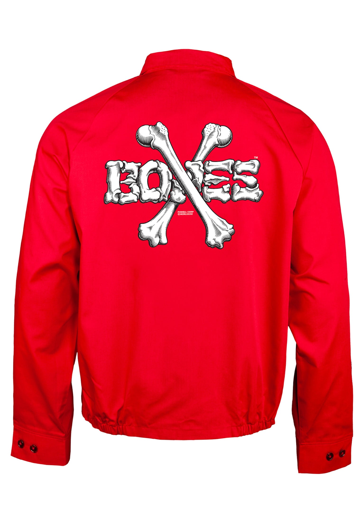 Cross Bones Powell-Peralta Light Jacket in red for men – TITUS
