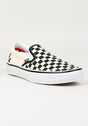 Skate Slip-On white-black-checkerboard Vorderansicht