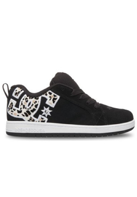 Court Graffik black-white Vorderansicht