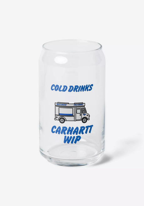 Cold Drinks Can Glass clear Vorderansicht