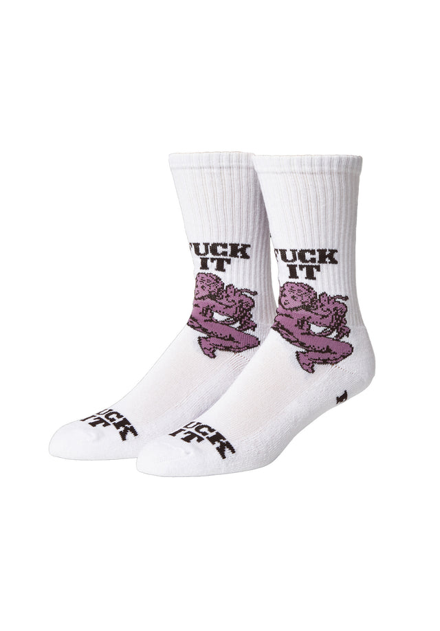Divine Crew Sock white Vorderansicht