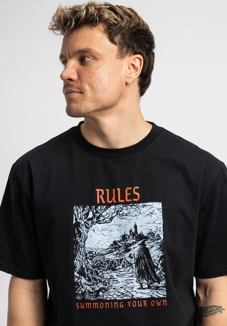 Wizard black Rueckenansicht