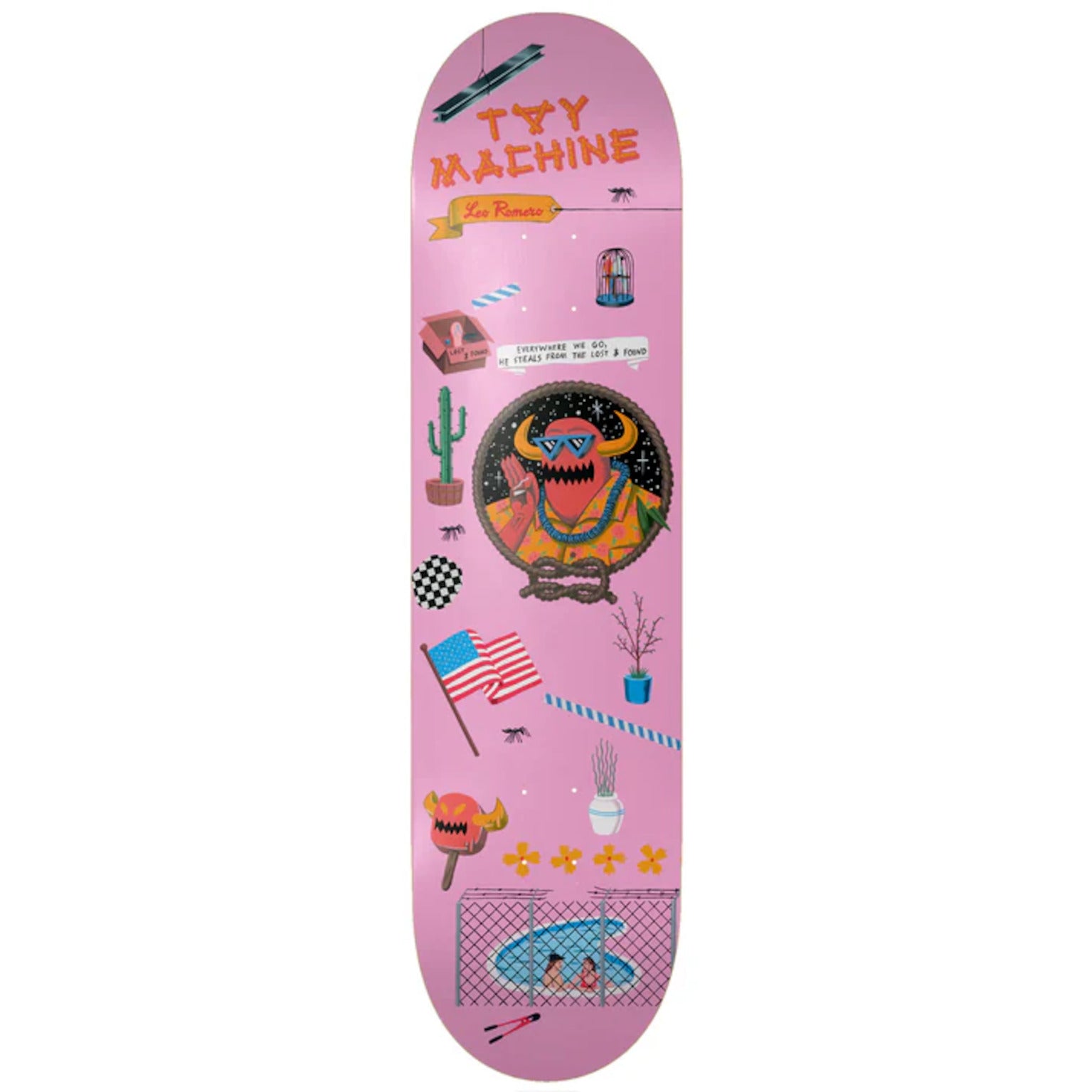 Romero Lost & Found Toy-Machine Deck in multicolored – TITUS