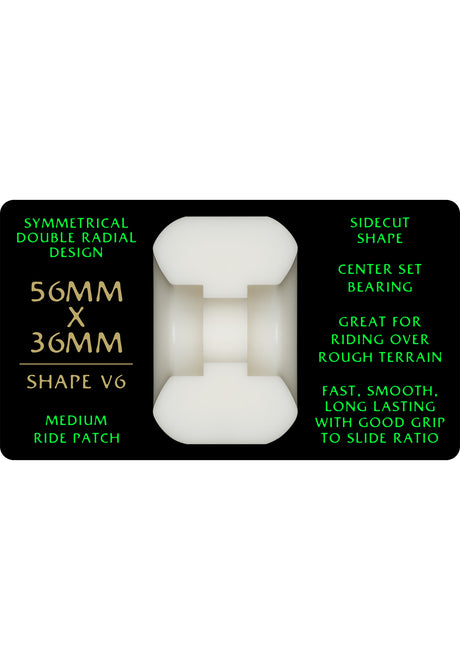 Dragons 88A V6 Symmetrical Medium Ride offwhite Rueckenansicht