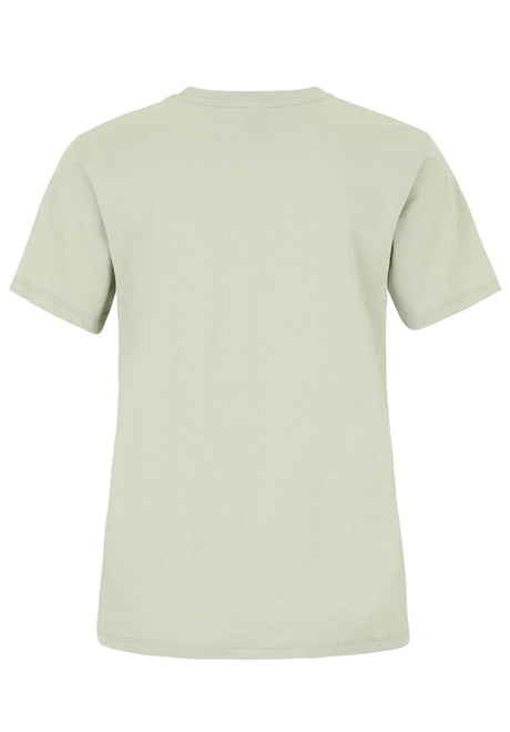 iriedaily Vancy T-shirt lightsage – Achteraanzicht