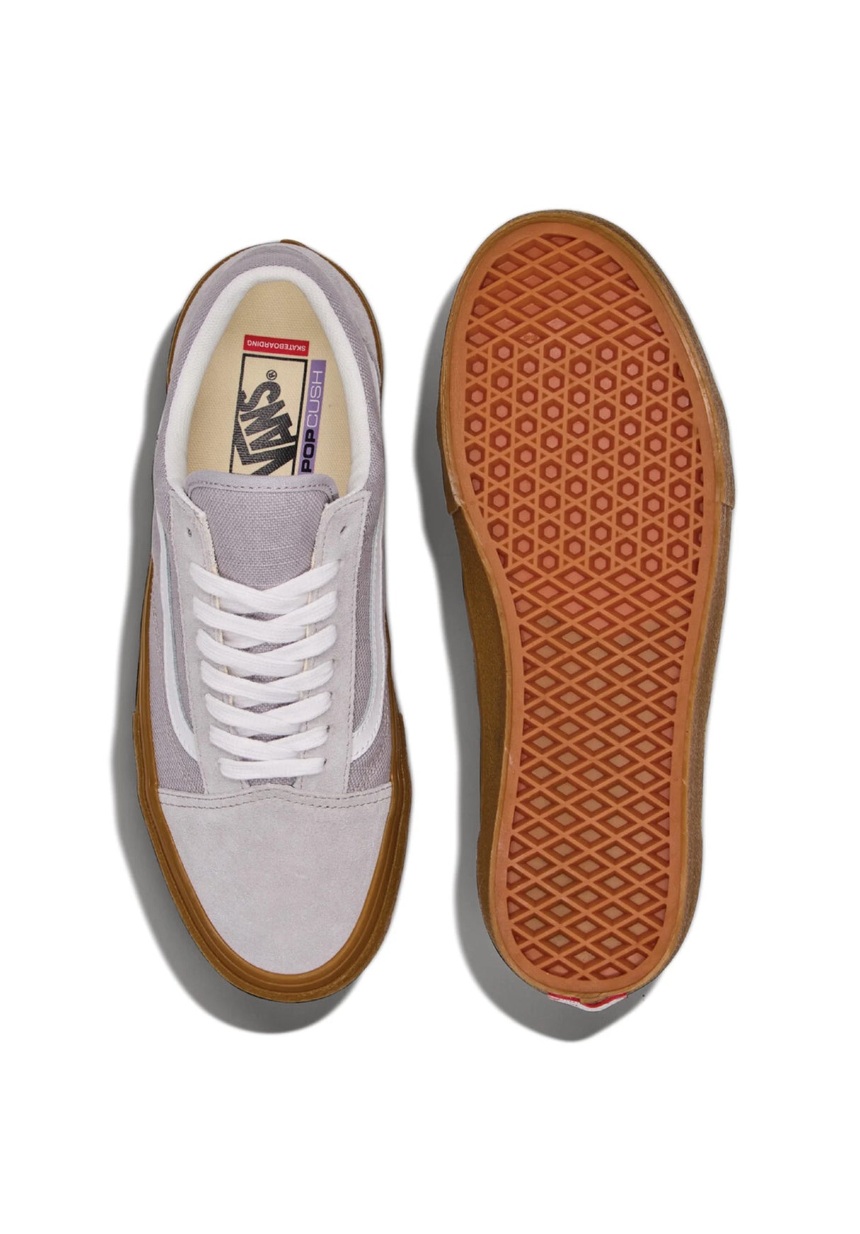 Skate Old Skool crepe-lightgray-gum Rueckenansicht
