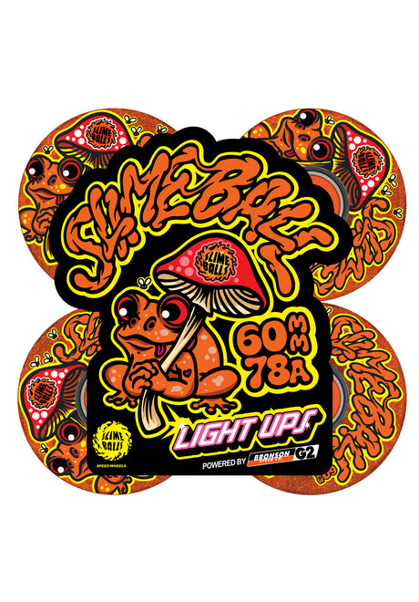 Frog Trips Light Ups OG Glitter 78A red Rueckenansicht