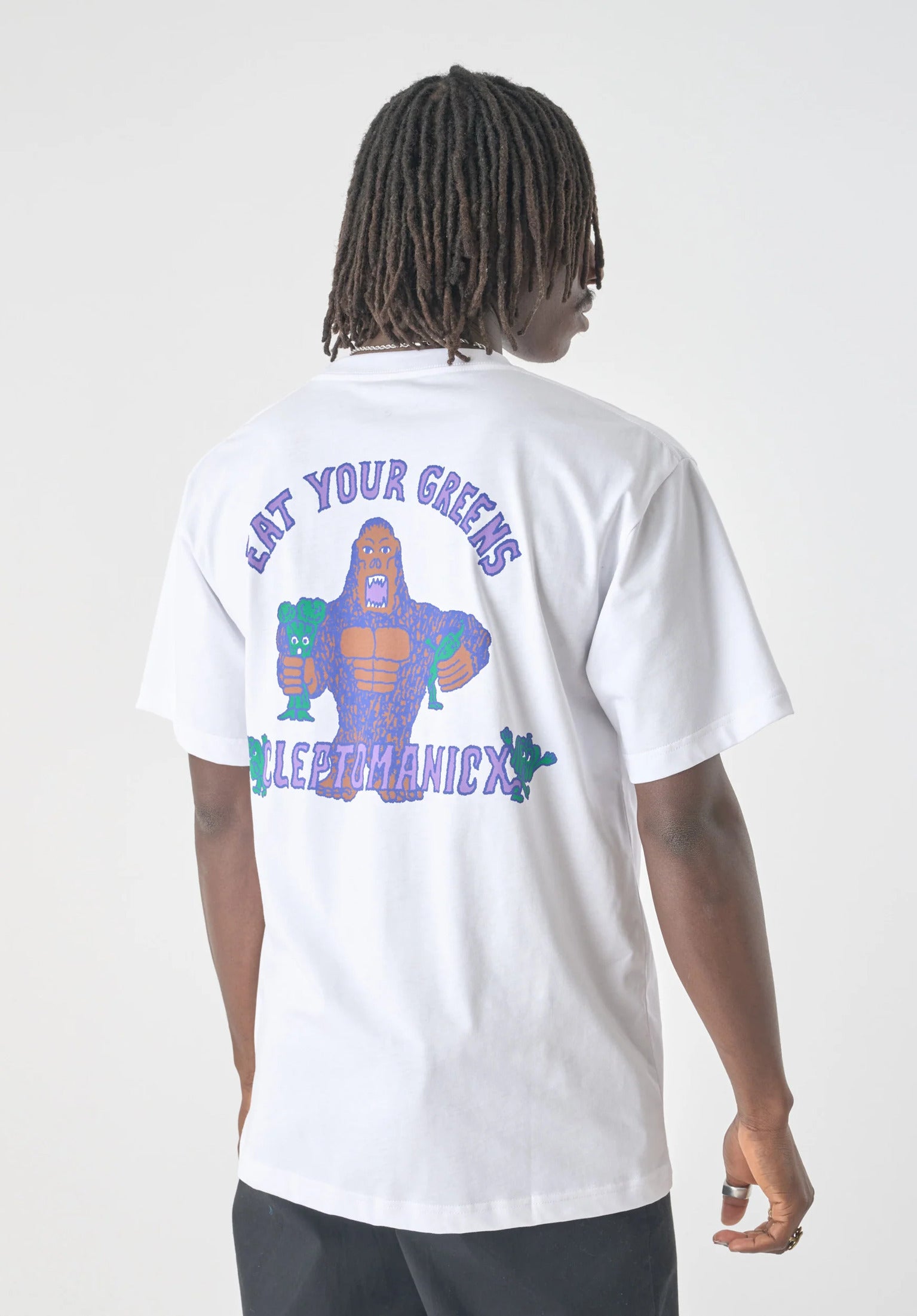 Eat Your Greens Cleptomanicx T-Shirt in white for men – TITUS