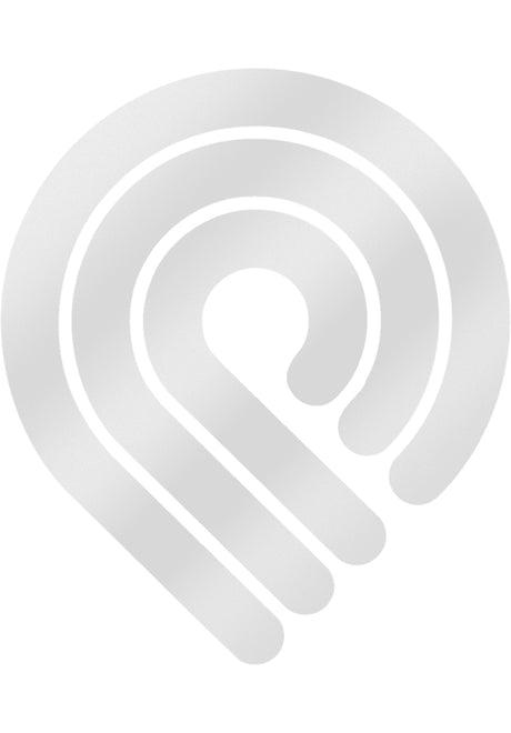 3P Window Sticker white Vorderansicht