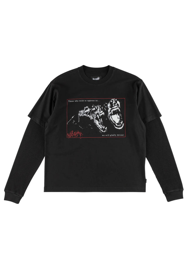 Snarl Layerd black Vorderansicht