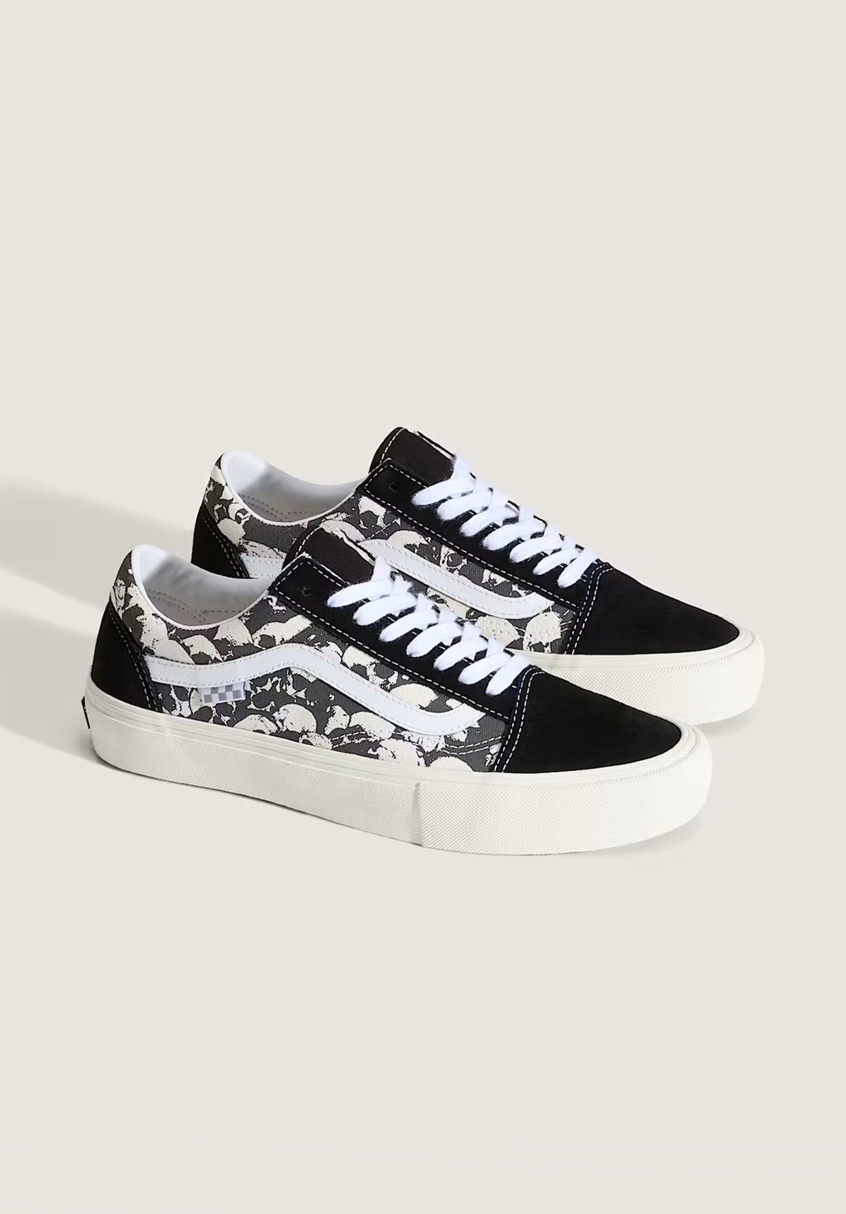 Skate Old Skool skullpileblack-white-gum Vorderansicht