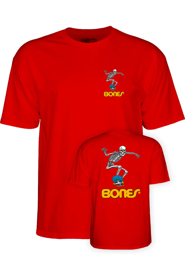 Skateboard Skeleton II red Vorderansicht