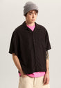 Van Doren Tencel Check Camp black Vorderansicht
