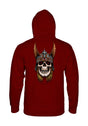 Andy Anderson Skull garnet Vorderansicht