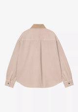 Prescott Shirt Jac string-leathergarmentdyed Rueckenansicht