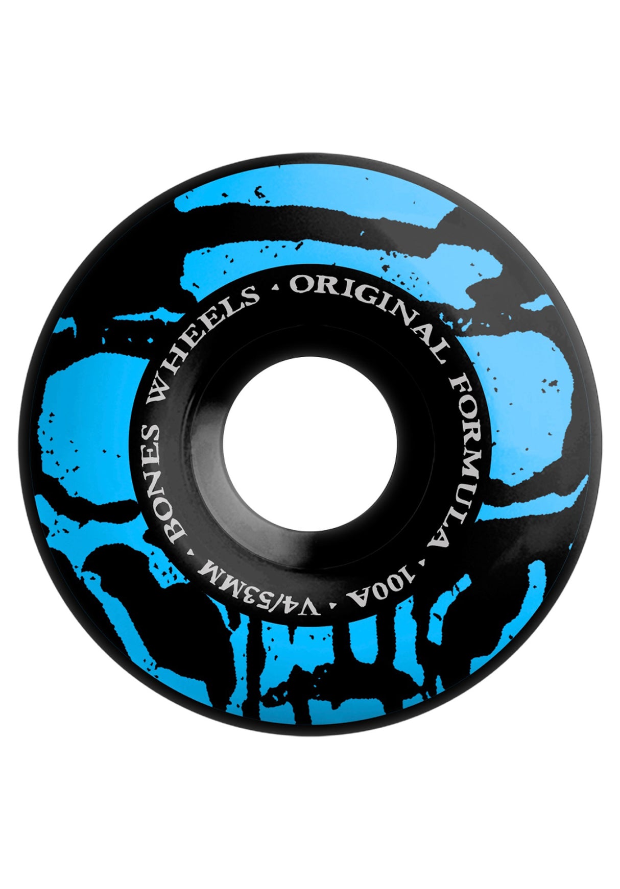 100's Originals Mummy Skulls V4 Wide 100A black-blue Vorderansicht