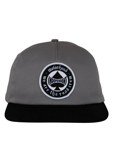 Motorhead Spade Unstructured Hat charcoal-black Vorderansicht