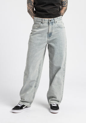 Alby-Baggy icegreywashed Vorderansicht