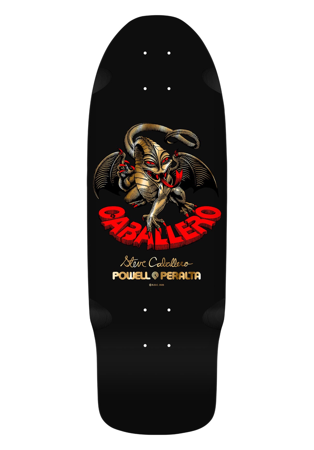 Steve Caballero Limited Edition black-goldfoil Vorderansicht