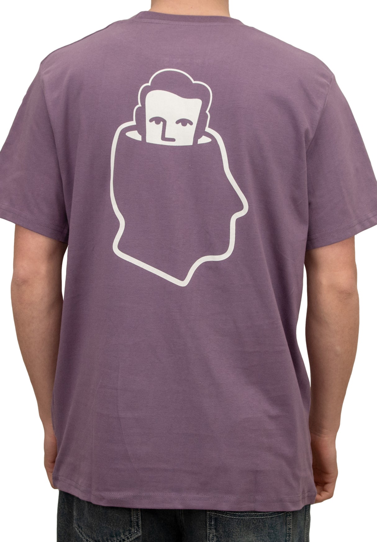 Head Logo aubergine Vorderansicht