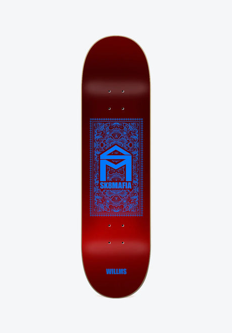 Willms Paisley Foil red Vorderansicht