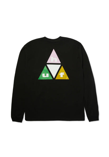 Prism TT Ls T-Shirts black Vorderansicht