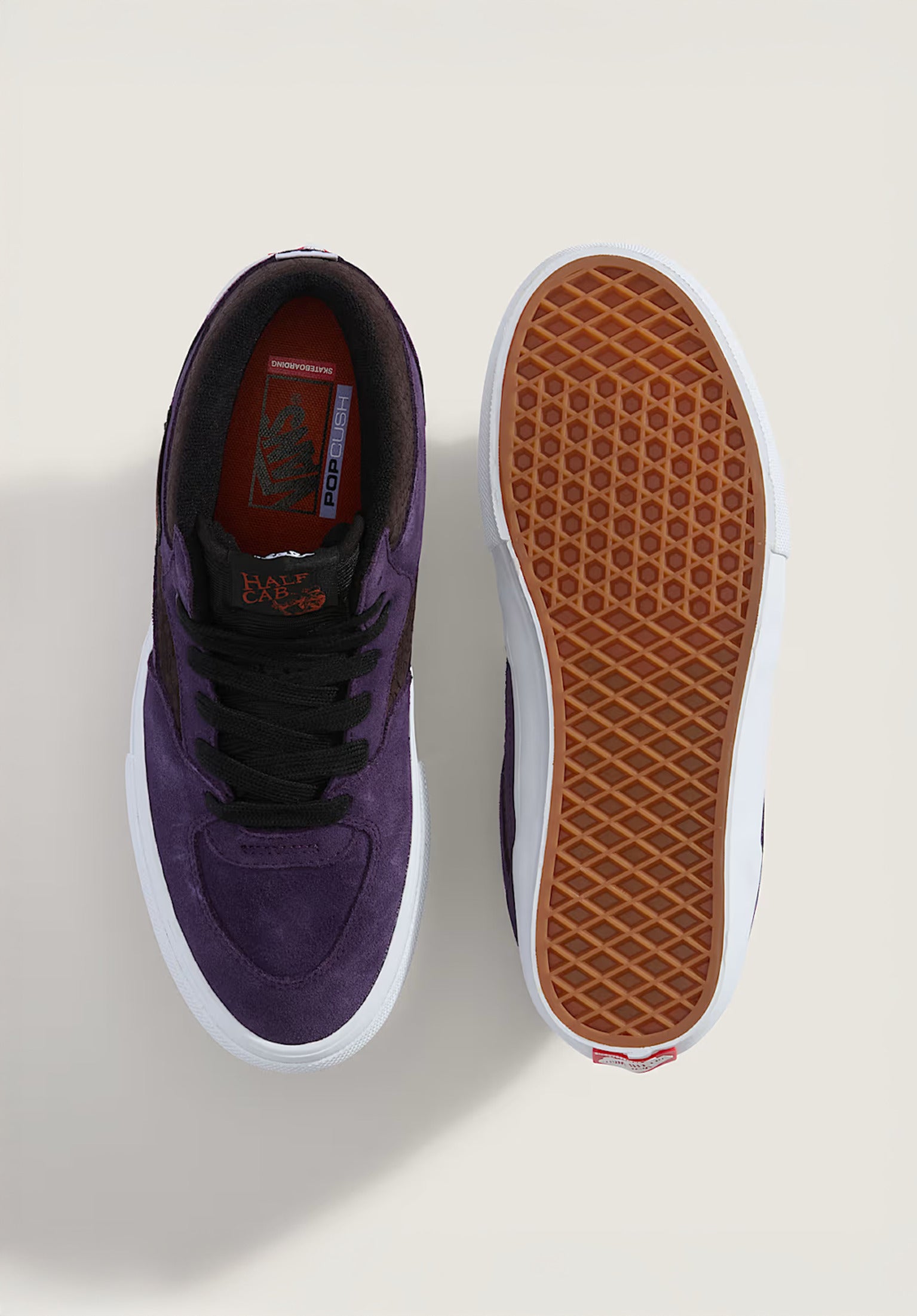 Skate Half Cab Vans Mens Shoes in crocgrape for men – TITUS