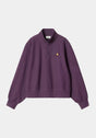 W' American Script High Neck huckleberry Vorderansicht