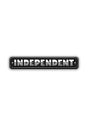Chrome Bar Vinyl Sticker clear Vorderansicht