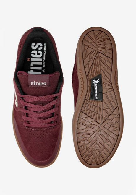 Marana x Michelin maroon-black-white Rueckenansicht