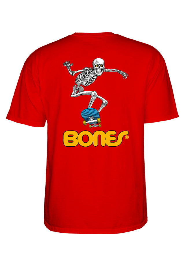 Skateboard Skeleton III red Vorderansicht