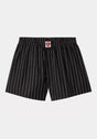 Cotton Boxer seatonstripe-black Vorderansicht