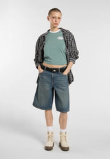 957 13 Inch Denim khakitintedblue Vorderansicht