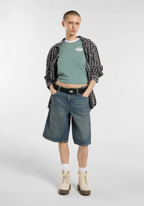 957 13 Inch Denim khakitintedblue Vorderansicht