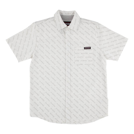 Exclamation Party Top white Vorderansicht