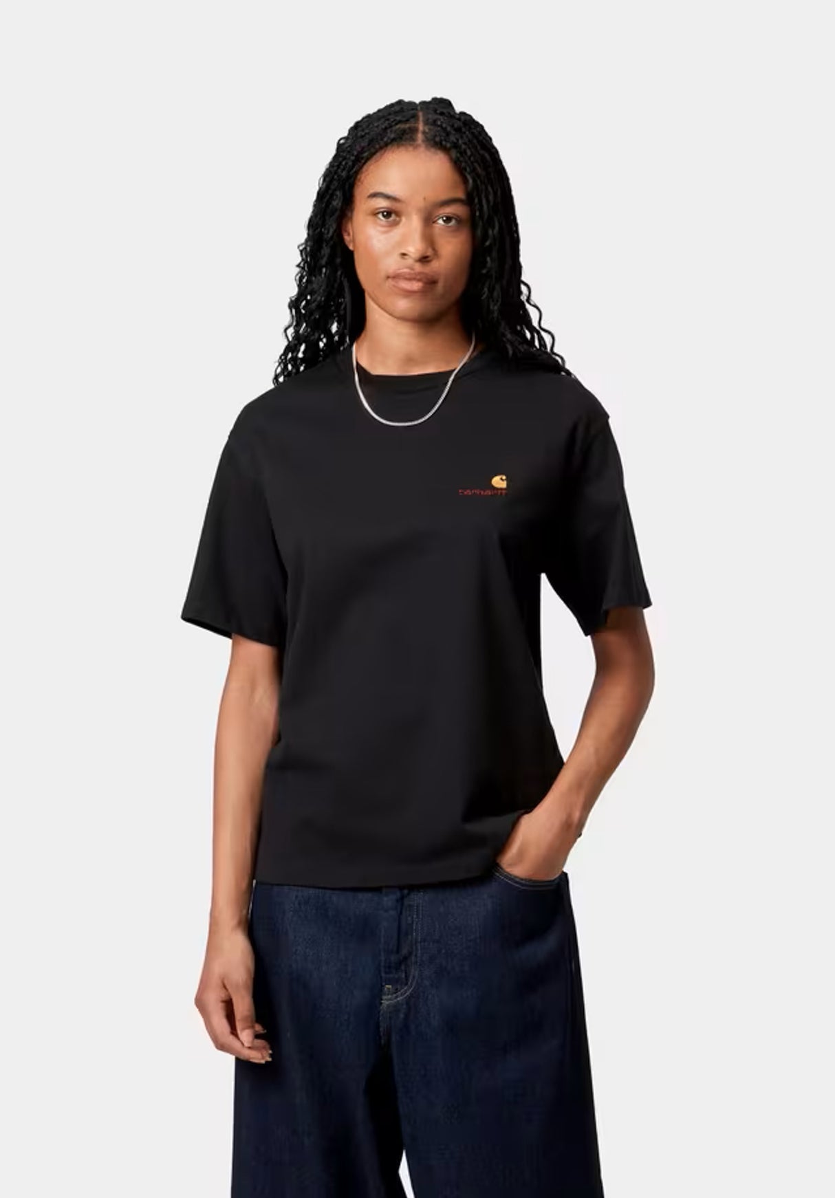 W' American Script black2 Vorderansicht