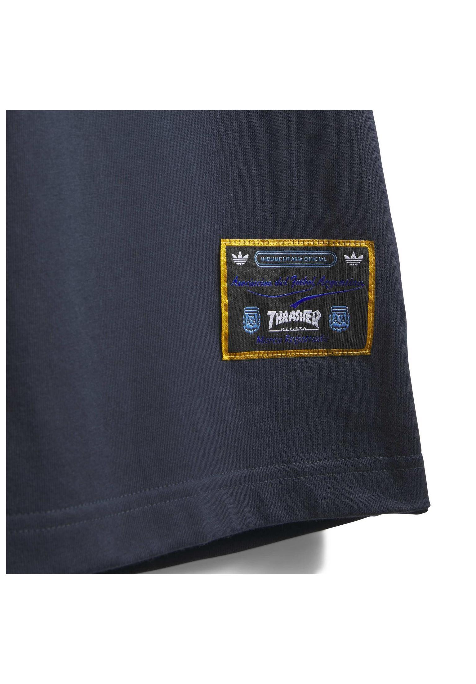 Thrasher x AFA Argentina adidas-skateboarding T-Shirt in navy for