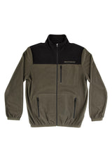 BTG Fleece Jacket army-black Vorderansicht