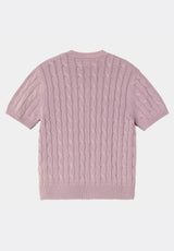 W Carter Knit T-Shirt pinkfoggarmentdyed Rueckenansicht