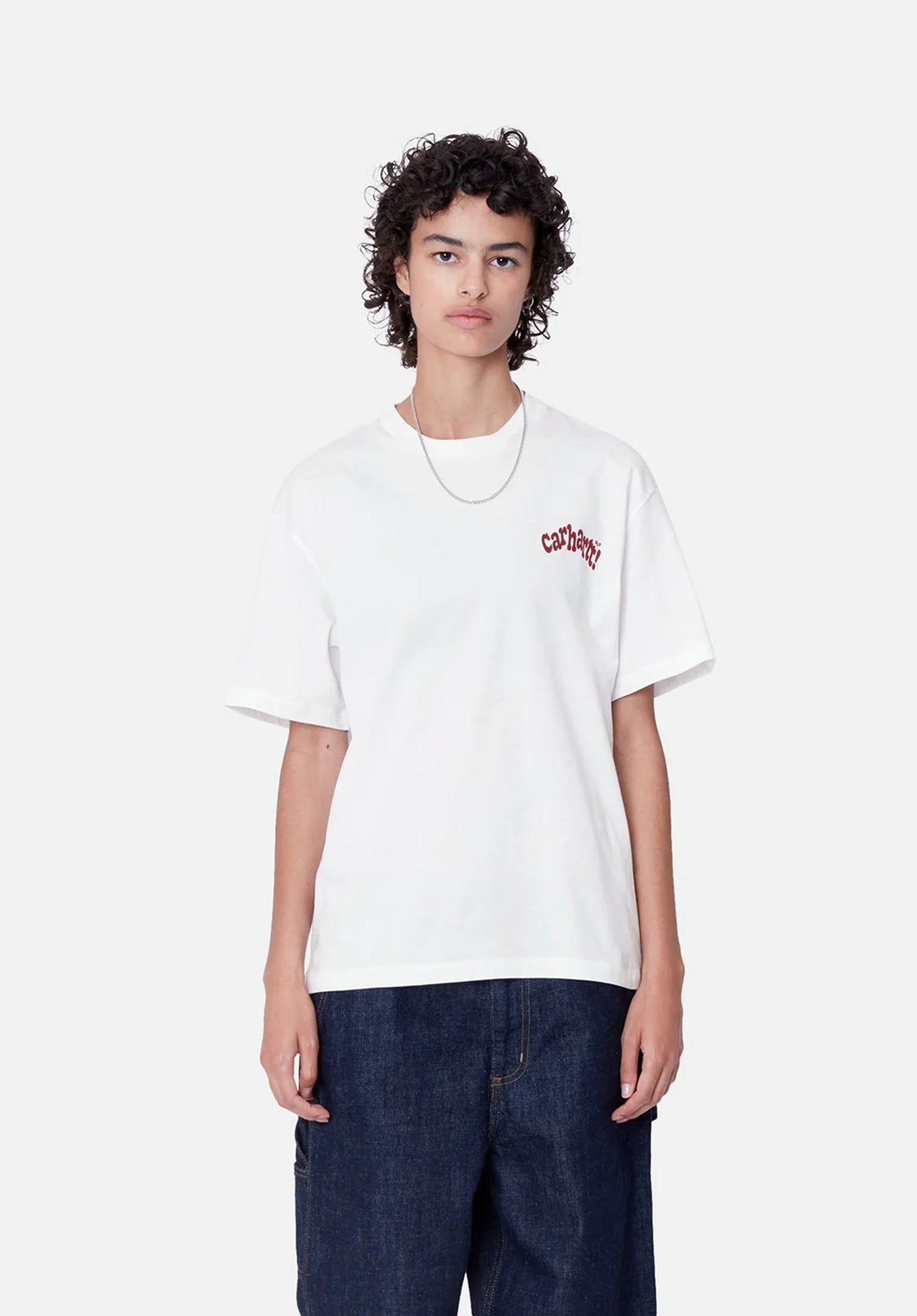 W' Amour Carhartt WIP T-Shirt in white-tuscany for women – TITUS